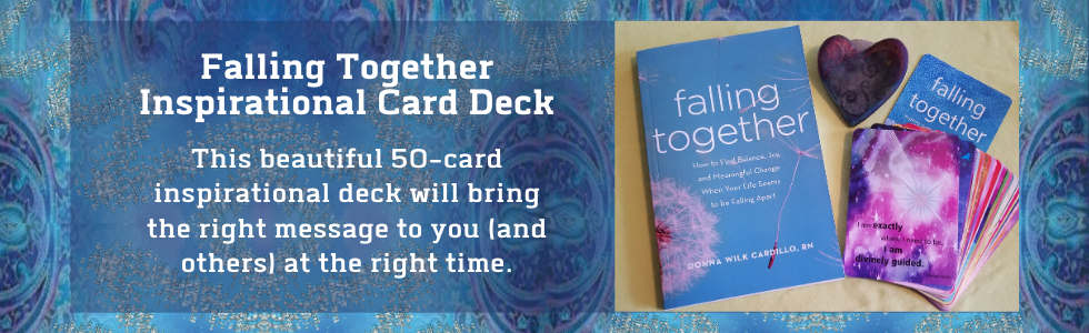 Falling Together Inspirational Card Deck